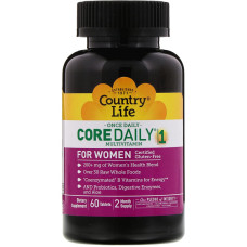 Витамины для женщин, Multivitamins, Country Life, 1 в день, 60 таблеток