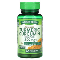 Куркума комплекс, Turmeric Curcumin Complex, Nature's Truth, 1500 мг, 60 капсул швидкого вивільнення (750 мг на капсулу)