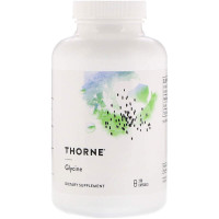 Гліцин, Glycine, Thorne, 250 капсул (500 мг у капсулі)