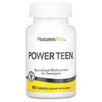Мультивитамины для подростков, Power Teen, Nature's Plus, Source of Life, 90 таблеток