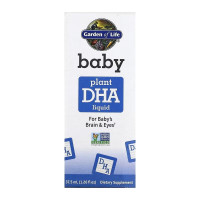 Растительная ДГК для детей, Baby Plant DHA, Garden of Life, жидкая, 37.5 мл