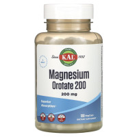 Оротат магнію, Magnesium Orotate 200, KAL, 200 мг, 120 вегетаріанських капсул (50 мг на капсулу)