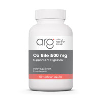 Экстракт бычьей желчи (Ox Bile), Allergy Research, 500 мг, 100 капсул