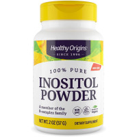 Інозітол, Inositol Powder, Healthy Origins, порошок, 56.7 г