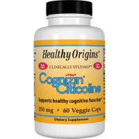 Когницин цитиколина, Cognizin Citicolinee, Healthy Origins, 250 мг, 60 капсул
