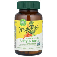 Вітаміни для вагітних 2, Baby & Me 2, MegaFood, 60 таблеток