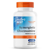 Глюкозамин МСМ, Synergistic Glucosamine MSM Formula, Doctor's Best, 180 капсул