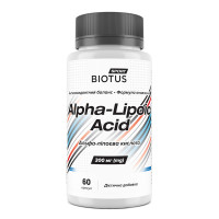 Альфа-липоевая кислота, Alpha Lipoic Acid, Biotus, 60 капсул