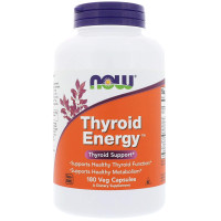 Для щитовидной железы, Thyroid Energy, Now Foods, 180 вегетарианских капсул