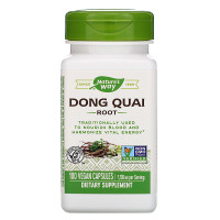 Дягиль лекарственный, Dong Quai Root, Nature's Way, корень, 1130 мг, 100 капсул (565 мг в капсуле)