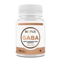 ГАМК (гамма-аміномасляна кислота), GABA, Biotus, 60 капсул