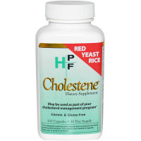 Красный дрожжевой рис, HPF, Cholestene, Healthy Origins, 120 капсул