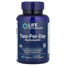 Мультивитамины, Two-Per-Day Multivitamin, Life Extension, по 2 в день, 60 таблеток