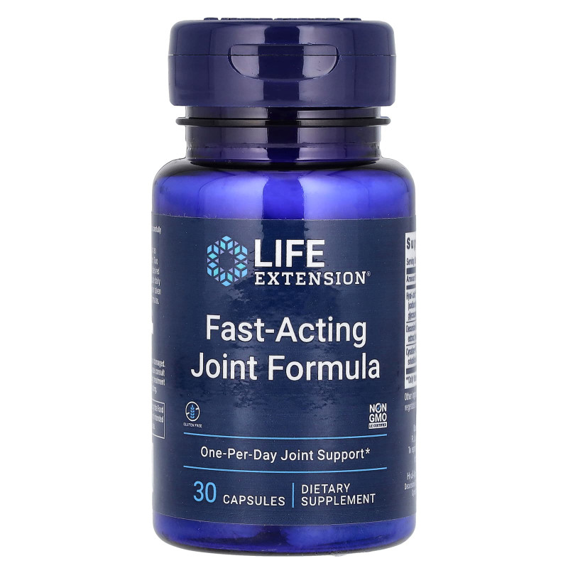 Комплекс для суглобів, Fast-Acting Joint Formula, Life Extension, 30 капсул