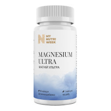 Магній ультра, Magnesium Ultra, My Nutri Week, 60 капсул