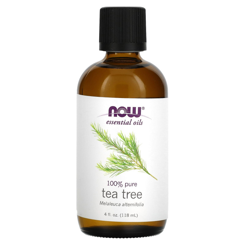 Масло чайного дерева, Tea Tree, Now Foods, Essential Oils, 118 мл.