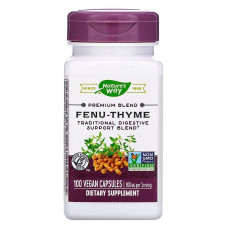 Пажитник-тимьян, Fenu-Thyme, Nature's Way, 900 мг, 100 веганских капсул (450 мг в капсуле)