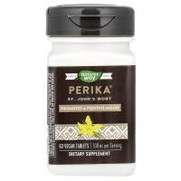 Экстракт Зверобоя, Perika, St. John's Wort, Nature's Way, 300 мг, 60 веганских таблеток