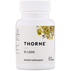 Вітамін D3, Vitamin D, Thorne, 1000 МО, 90 капсул (25 мг на капсулу)