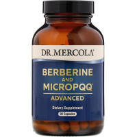 Берберин і мікроPQQ, Berberine and MicroPQQ, Dr. Mercola, 90 капсул