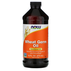 Масло зародків пшениці, Wheat Germ Oil, Now Foods, 473 мл