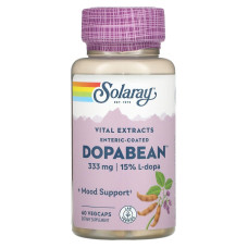 Мукуна жгучая, Mucuna Pruriens, Solaray, 333 мг, 60 капсул