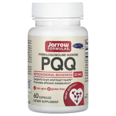 Пірролохінолінхінон (PQQ), Jarrow Formulas, 20 мг, 60 капсул
