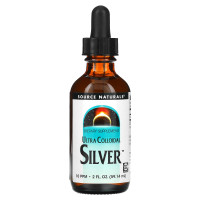 Колоїдне срібло ультра, Colloidal Silver, Source Naturals, 10 PPM, 59.14 мл.