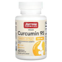Куркумин 95, Curcumin, Jarrow Formulas, 500 мг, 60 капсул