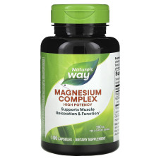 Магній цитрат, Magnesium Complex, Nature's Way, 500 мг, 100 капсул (250 мг у капсулі)