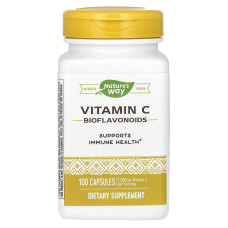 Витамин С, Vitamin C, Nature`s Way, 1000 мг, 100 капсул (500 мг на капсулу)
