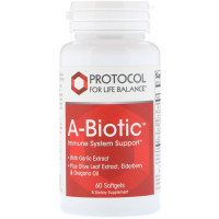 Поддержка иммунной системы, A-Biotic, Protocol for Life Balance, 60 гелевых капсул