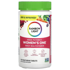 Витамины для женщин, Women's Multivitamin, Rainbow Light, высокоэффективный ежедневный комплекс, по 1 в день, 150 вегетарианских таблеток