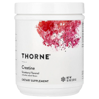 Креатин, Creatine, Thorne, со вкусом клубники, 372 г