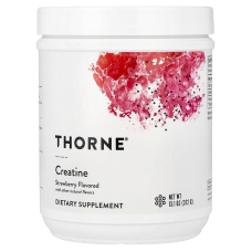 Креатин, Creatine, Thorne, со вкусом клубники, 372 г