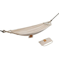 Гамак одноместный без опрокидывания Naturehike CNK2450WS018, 300×90 см, хлопок, натуральное дерево, бежевый