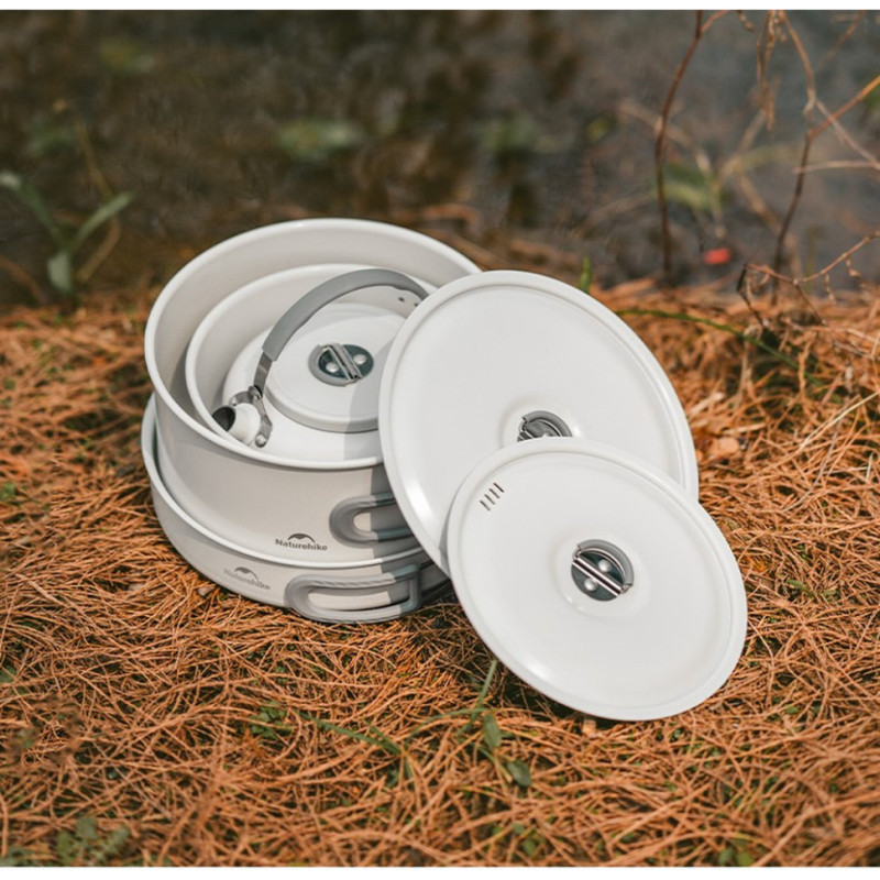 Каструля із керамічним антипригарним покриттям Naturehike CNK2450CF013, 1.7 л, алюміній