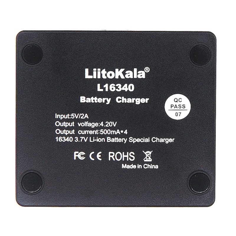 Універсальний зарядний пристрій LiitoKala Lii-L16340 на 4 канали