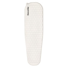 Матрац туристичний надувний одномісний Naturehike CNK2300DZ013, 185x55x3.5 см, світло-сірий, овальний