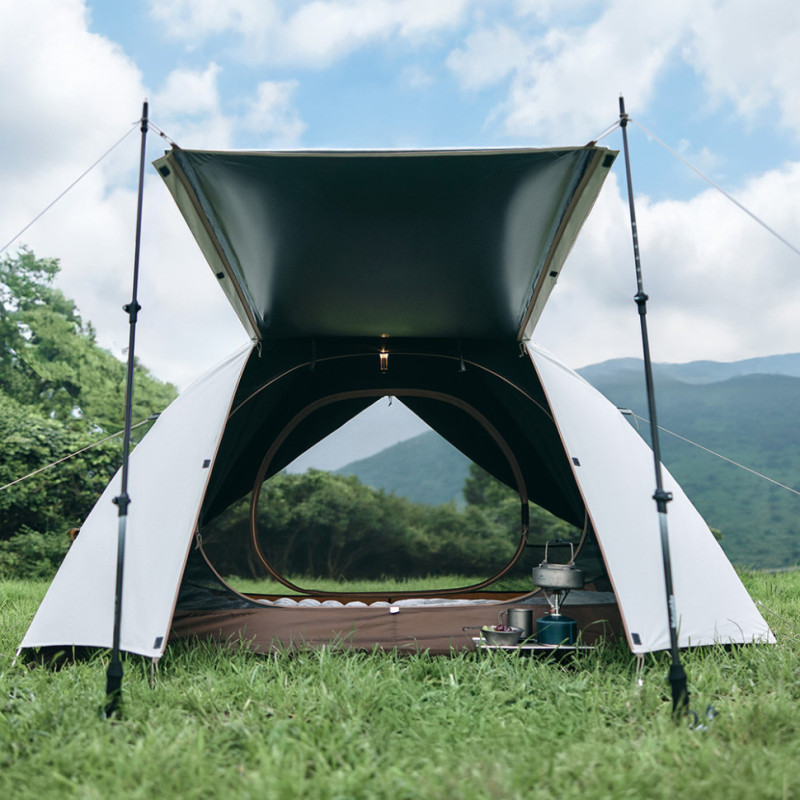 Намет двомісний Naturehike Greek Style CNK2300ZP024 світло-кавовий