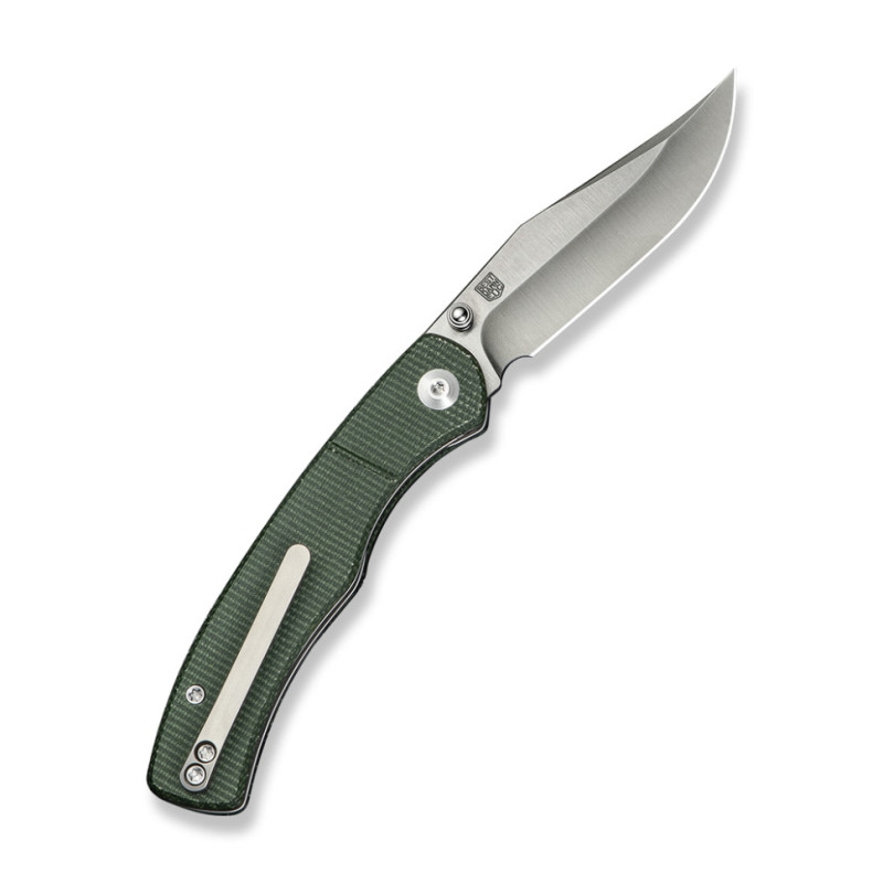 Ніж складаний кишеньковий Civivi Clingman, (7.6 см) Nitro-V / Micarta темно-зелений