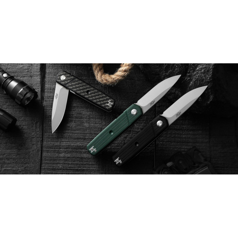 Нiж складаний Firebird FH927-CF чорний карбон