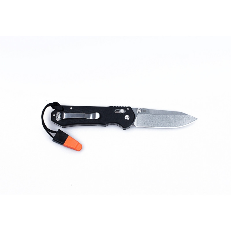 Ніж складаний туристичний Ganzo G7452-WS ( 9 см) 440С / G10 помаранчевий