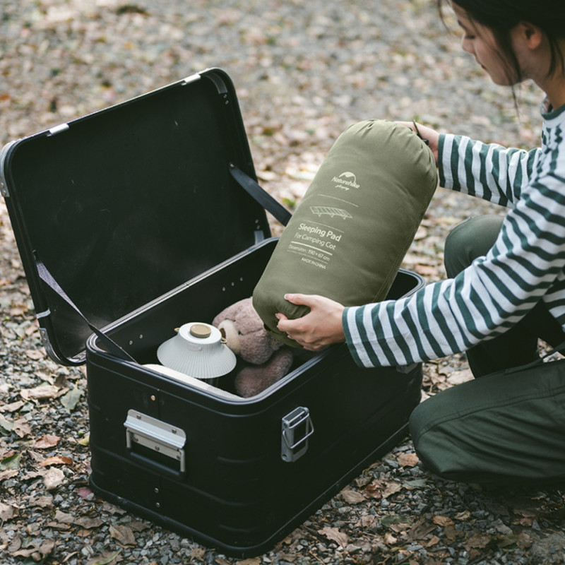 Матрац кемпінговий для розкладного ліжка Naturehike CNK2300DZ022, 190х67 см, темно-зелений
