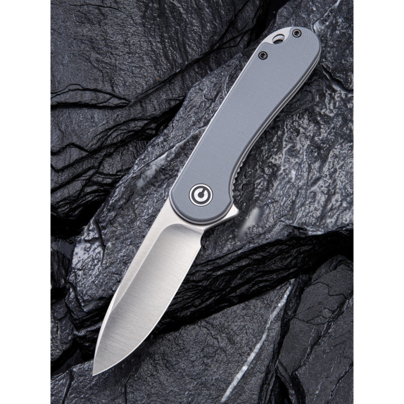 Ніж складаний кишеньковий Civivi Elementum, (7.5 см) D2 / G10 сірий