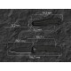 Ніж складаний туристичний Weknife Dressytak (8.6 см) Bohler M390 / Titanium чорний