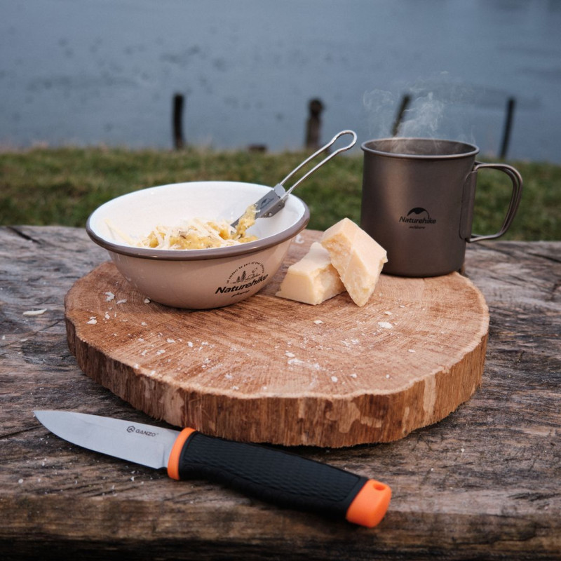 Ніж Ganzo G806-OR помаранчевий з ножнами