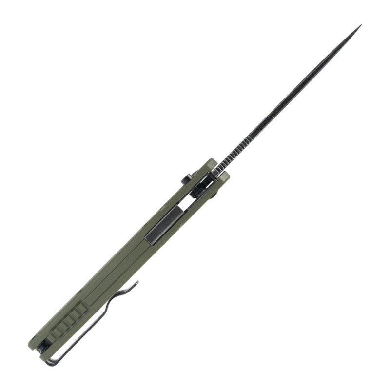 Ніж складаний туристичний SRM (9.2 см) 14C28N / G10 зелений