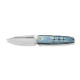 Ніж складаний туристичний Weknife Hull (9.9 см) Bohler M390 / Titanium синій