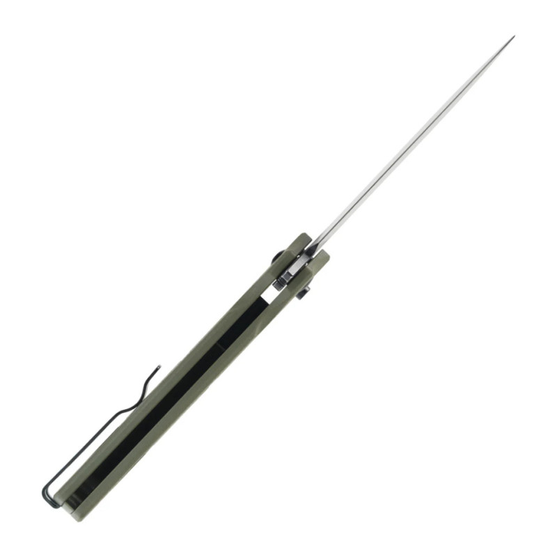 Ніж складаний туристичний SRM (9.2 см) 14C28N / G10 зелений